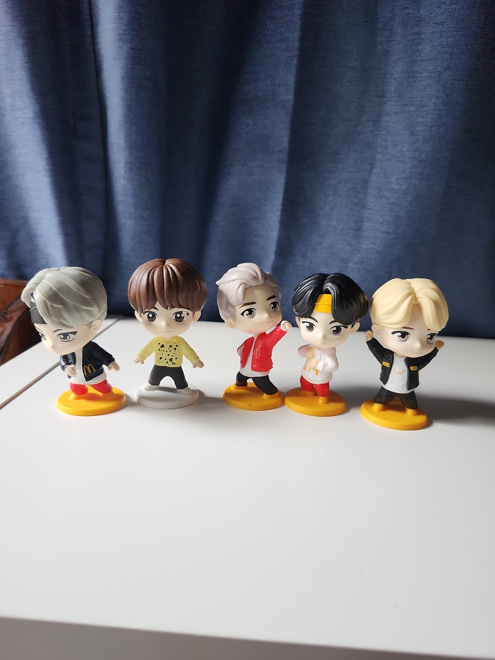 McDonald's TinyTAN K-Pop BTS Encore 2025 Happy Meal Toys Lot of 5